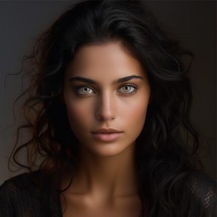 Green Cosmetic Color Eye Contact Lenses